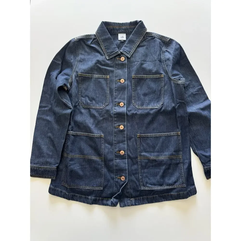 Cabi Fall 2025 Barn Jacket Size M STYLE: 4873 Indigo NWT - Picture 1 of 5